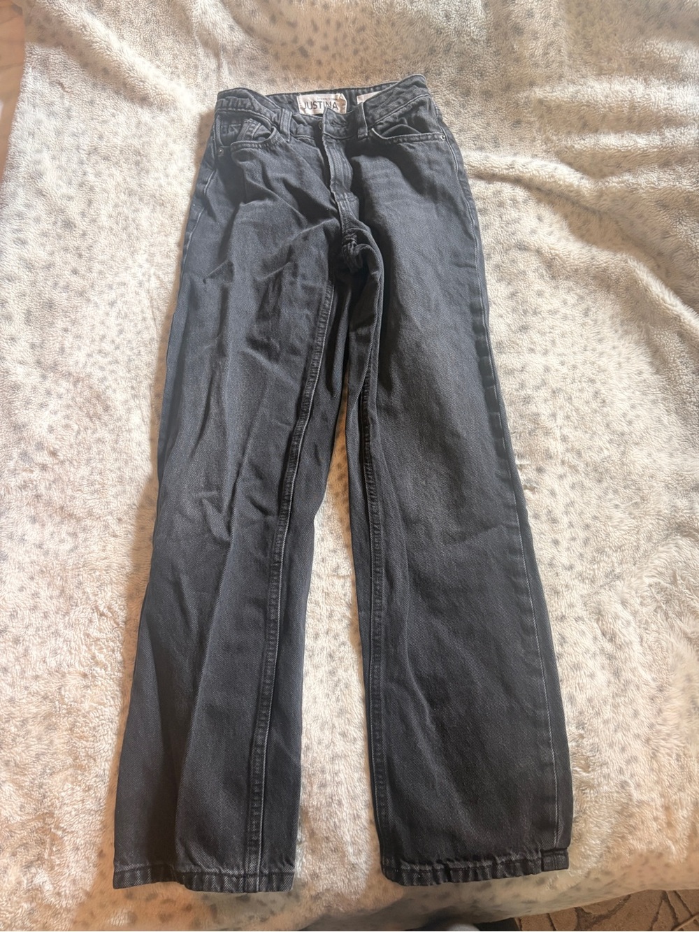 Just USA Women's Black Straight-Leg Jeans